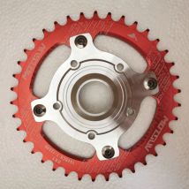 Per Tongsheng TSDZ2 Mid Drive 104BCD Adattatore e guarnitura 32-42T Spider Corona Conversione a velocità singola Offset 2,5 mm