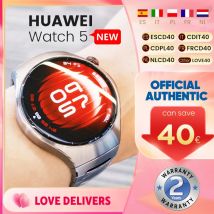 Smartwatch HUAWEI Watch 5, display AMOLED da 1,8 pollici, chiamate Bluetooth Monitoraggio della salute Smart Watch Fino a 10 giorni di durata della batteria