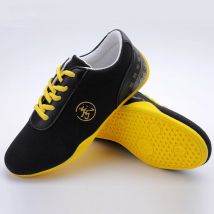 Männer Frauen Sport Kampfkunst Kung Fu Schuhe Lace Up Mann Leinwand Tai Chi Turnschuhe Weiß Schwarz Blau Damen Wushu Turnschuhe Gummi