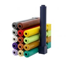 10PCS Modell Stadt Modell Stadt Unterstützt 1x1x6 Solide Säule DIY Montage Blöcke Groß Klassische Marke kinder DIY Spielzeug Blöcke 43888
