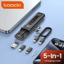 Toocki PD60W Cavo da USB C a tipo C per iPhone 15 Pro Max Cavo 5 in 1 Custodia di ricarica Set Cavo adattatore USB per Samsung S23 Xiaomi