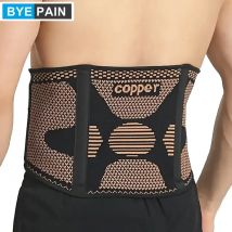 1 Stück Stütz stütze für den unteren Rücken, Lordos stütz gurt, leichte, flexible, mit Kupfer infundierte Kompression rückens tütze für Männer, Frauen