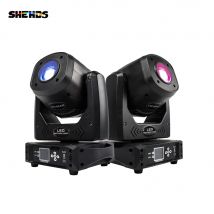 SHEHDS 2PCS 100W LED Moving Head 6 Facet Prisma DJ Projektor DMX 512 Fanciful Spot Licht Für Disco hochzeit Nachtclub Publikum