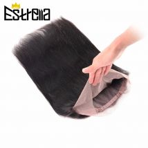 Gerade 360 Spitze Frontal verschluss Remy volle Spitze Frontal verschluss freies Teil Echthaar Spitzen verschluss 10 "-20" hand gebundene Spitze vorne