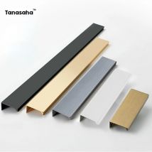 Maniglie nascoste per la casa Manopole per cassetti del comò Maniglie per armadi da cucina Armadio Maniglia per porta dell'armadio in lega di alluminio Hardware