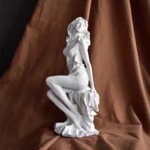 Harz Kunst Skulptur Figuren Statuen Hause Dekoration Wohnzimmer Schreibtisch Bücherregal Ornamente Nordic Venus Göttin Griechenland Engel Handwerk