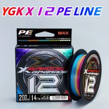 YGKX Angelschnur X12 Stränge Geflochtene PE-Schnur Süßwasser Salzwasser Angeln Japan YGK Schnur Fischdraht Multifilament Angelschnur