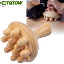 1 Stück Pilzform-Massagegerät aus Holz |   Manuelles Holztherapie-Massagegerät, Anti-Cellulite, Maderoterapia, Lymphdrainage-Massagegerät