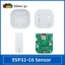 ESP32-C6 multi-sensor can detect CO2, VOC, IMU, temperature, humidity, air pressure, light, and human body, USB Type-C plug and