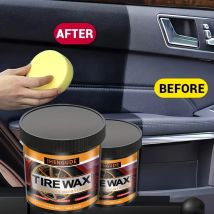 1 Stück 300 g Reifenpolier-Schutzpaste mit großer Kapazität, langlebiges Reifenmittel, Sanierungsmittel – langlebiger Auto-Glanzverstärker, Reifenstraffung, Herstellung von Reifen, langlebiger Glanz