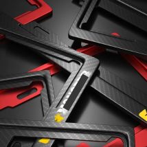 Carbon Nummern schild Rahmen halter Nummern schild halter kann kunden spezifische Marke europäischen nordamerika nischen Nummern schild halter angepasst werden