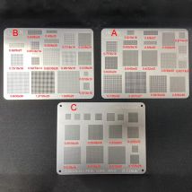 1/3 pezzi di alta qualità universale BGA Reballing stencil foro quadrato riscaldamento diretto modello BGA per telefono cellulare laptop CPU IC Chip