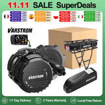 VARSTROM TSDZ16 48 V 1000 W Zestaw do konwersji roweru elektrycznego z silnikiem centralnym, czujnik momentu obrotowego, silnik centralny, BB 68-73 mm, eMTB, eTour