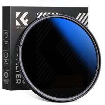 K&F Concept 37-82mm Filtro ND ND ND2-ND400 variabile Filtro fader a densità neutra rivestito blu per obiettivo fotocamera 49mm 67mm 72mm 77mm