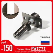 KAK Brass Door Stops Heavy Duty Door Holder Magnetic Invisible Door Stopper Catch Hidden Stainless Steel Door Stop Hardware