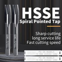 Guling HSSE-M35 Jis Standard mit Oxidations spirale spitzer Hahn geriffelt m2 m2, 5 m3 m4 m5 m6 m8 m10 m12 Maschinen gewinde bohrer