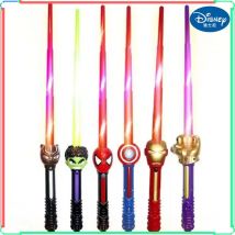 2025 New Hulk, Spiderman, Ironman Glow Stick Toy - Flashing Light, Telescopic Laser Sword, Christmas Kid Gifts For Hot Sale