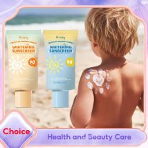 Sonnenschutz-Körperlotion für Kinder, LSF 50, leicht, nicht fettend, erfrischend, feuchtigkeitsspendend, aufhellend, breites Spektrum, feuchtigkeitsspendender Sonnenschutz