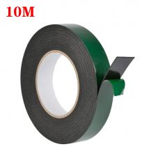 Nastro biadesivo in schiuma da 10 m, larghezza 8-50 cm, spugna PE nera, nastro di montaggio resistente impermeabile autoadesivo ultra resistente per la decorazione