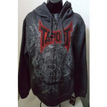 Retro Graphic Letter Embroidery Tapout Zip Hoodie Mens Womens Y2K Sweatshirt Gothic Oversized Black Hoodie Sweatshirt Clothes