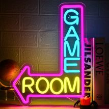 Spielzimmer-Neonschild, dimmbar, Wandbehang, Dekor für LED-Gamer, Schild für Arcade-Raum, Spielzimmer, Schlafzimmer, Kindergeschenke