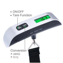 10g-50kg Bilancia portatile Display LCD digitale Bagagli elettronici Appesi Valigia da viaggio Pesa Borsa da viaggio Strumenti di equilibrio pesi