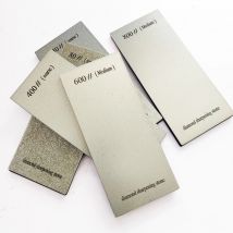 1 Stück Diamant-Schleifstein, Schleifstein, Küchenmesserschärfstein mit Schwamm, rutschfestes Pad, nasse Steine zum Schärfen