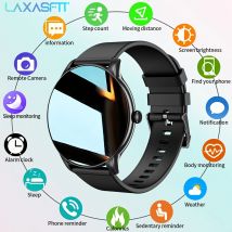 LAXASFIT Outsport Smart Watch Bluetooth Calling Women and Men Gift Heart Rate Monitor for Android IOS 2025 New Smartwatch