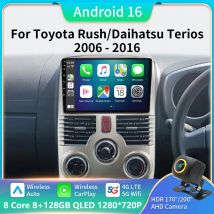 Autoradio Per Toyota Rush DAIHATSU TERIOS 2006-2011 2016 Wireless CarPlay Android Auto 4G DSP Auto Multimediale GPS DVR WIFI BT Cam