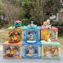 Original Pokemon Venusaur Dragonite Lapras Blastoise Charizard Arcanine Anime Figuren PVC Spielzeug Kawaii