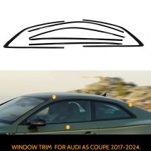 Für Audi A5 S5 RS5 2-Türer Coupe 2017–2024, Außenfenster-Abdeckung, Verkleidung, Autotür, dekorativer Dichtungsstreifen