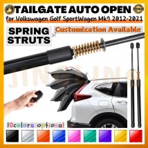 Menge (2) Kofferraumstreben mit Feder für Volkswagen Golf SportWagen/Alltrack Mk7 2012–2021, Heckklappenlift, unterstützt Stoßdämpfer