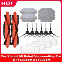 Do Xiaomi Mi Robot Vacuum Mop 2S / Mop P / Mop Pro / XMSTJQR2S / STYTJ02YM Części zamienne Główna szczotka boczna Filtr Hepa Mop