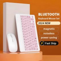 10-calowa klawiatura magnetyczna do tabletu iPad 2024 10.9 11 10.2 Klawiatury Bluetooth z możliwością ładowania do Xiaomi 6 Huawei Matepad 11.5
