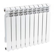 10-Faser-Set, Aluminium-Heizung, weißer Power 70-Heizkörper