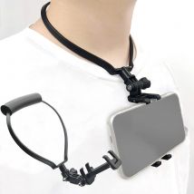 Freihändiger tragbarer Hals-Telefonhalter, Lazy Stand, universelle Hängehalterung für iPhone, Samsung, GoPro Hero 13, Dock-Station-Halterung