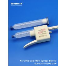 30cc 55cc Manual Glue Gun Syringe Barrels Single component 1K PU Epoxy UV Solder Paste Sealant Portable 3M ARALDITE Caulking Gun