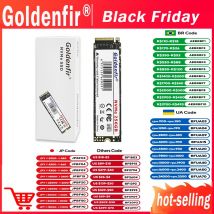 M2 SSD NVMe 256GB Goldenfir M.2 PCIe 128GB 120GB 512GB 1T Dysk półprzewodnikowy 2280 Wewnętrzny dysk twardy do laptopa stacjonarnego TLC/QLC