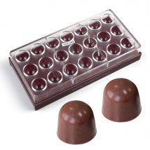 ALICAKE Schokoladenform aus Polycarbonat, 1,1 Zoll, 12 g/Stück, Kugelform, Süßigkeiten, Bonbons, Süßwaren, Bäckerei, Backen, Gebäckform