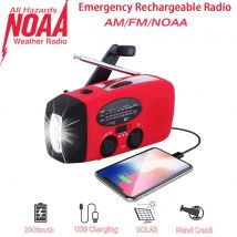 2000mAh akumulator o dużej pojemności radio słoneczne akumulatorowe światło awaryjne zewnętrzna latarka kempingowa wodoodporna przenośna lampa