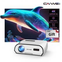 Proiettore Full HD CAIWEI 4k 15000 lumen con esperienza Laser Home Theater Cinema proiettori cinematografici all'aperto per Smartphone