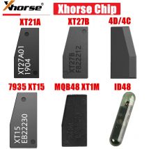 10 SZTUK Xhorse VVDI Chip Super Chip XT27B XT27A 4D/4C 7935 XT15 MQB48 XT1M ID48 Typy Transponder