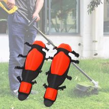 2 pezzi ginocchiere da giardinaggio trimmer ghette addensate falciatura parastinchi protezioni per le gambe per la pulizia del pavimento erbacce mangiare rifinitura