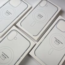 Custodia Magnetica Trasparente Originale per iPhone 17 16 Pro Max 14 15 Pro 13 16 con Ricarica Wireless, Cover Rigida Trasparente in PC