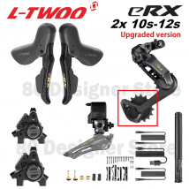 Zestaw elektroniczny LTWOO eRX Road, zestaw elektroniczny eRX 2x12s/2x11s, wymienna bateria ERX, programowanie aplikacji