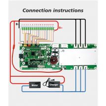 Smart BMS 8S 16S Lifepo4-Akku 100 A 150 A 200 A BMS kompatibel mit Deye/Victron/Growatt InveRters CANBUS RS485 TDT BMS