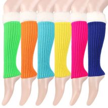 Damen-Beinlinge, Knöchel, Thermo-Winter, warm, Stretch, gestrickt, Slouch, Damen, dicke Wolle, Manschetten, Stiefelsocken, flauschige weibliche Gamasche