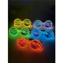 Cool kaleidoscope technology sense luminous glasses LED disco dancing luminous KTV bar electric syllable atmosphere props withou