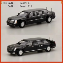 596 Modello 1:64 Auto presidenziale Cadi Lega estesa Simulazione Modello di auto Collezione Display Ornamento Giocattolo Regalo