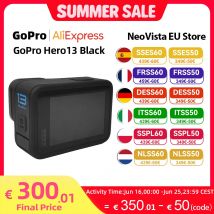 GoPro Hero13 Cámara deportiva negra Impermeable y antivibración Ciclismo Video 5.3K Cámara deportiva